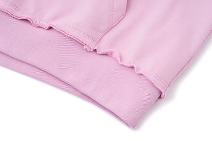 13DE MARZO Crystal Ball Print Hoodie Pink