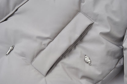 13DE MARZO Rolling Stones Down Jacket Grey
