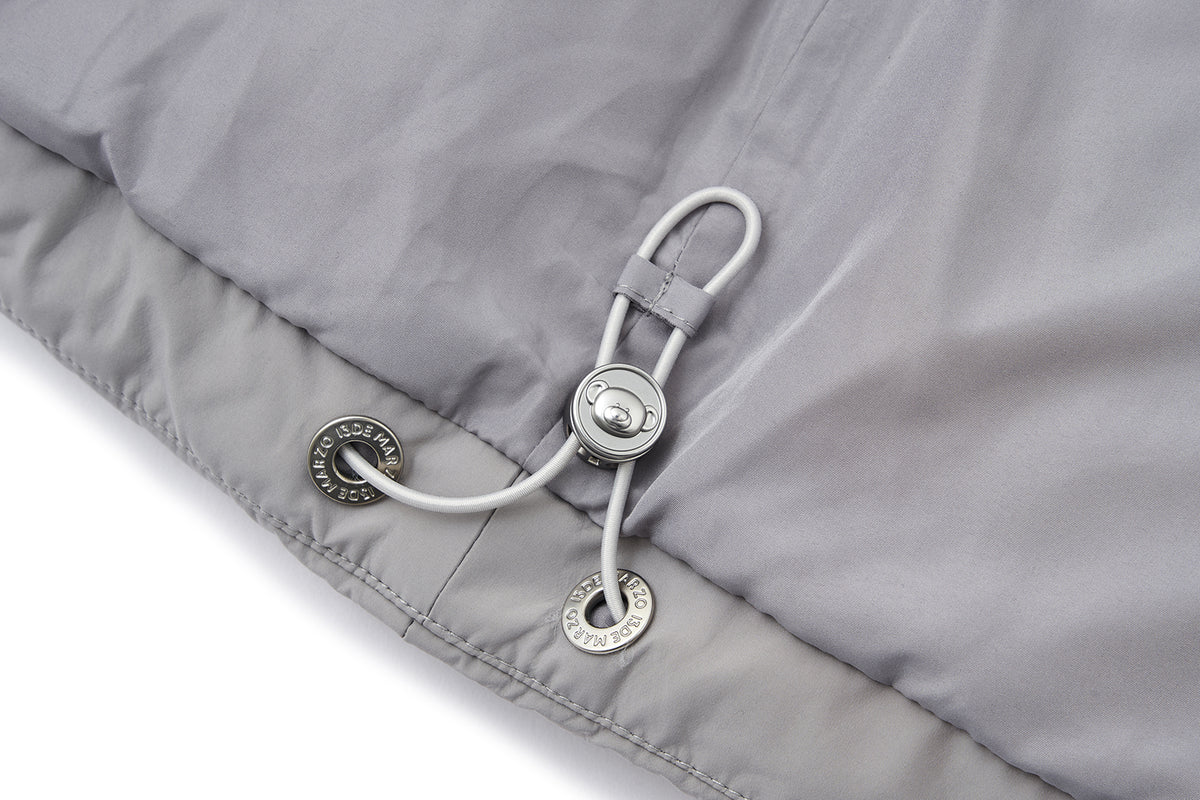 13DE MARZO Rolling Stones Down Jacket Grey