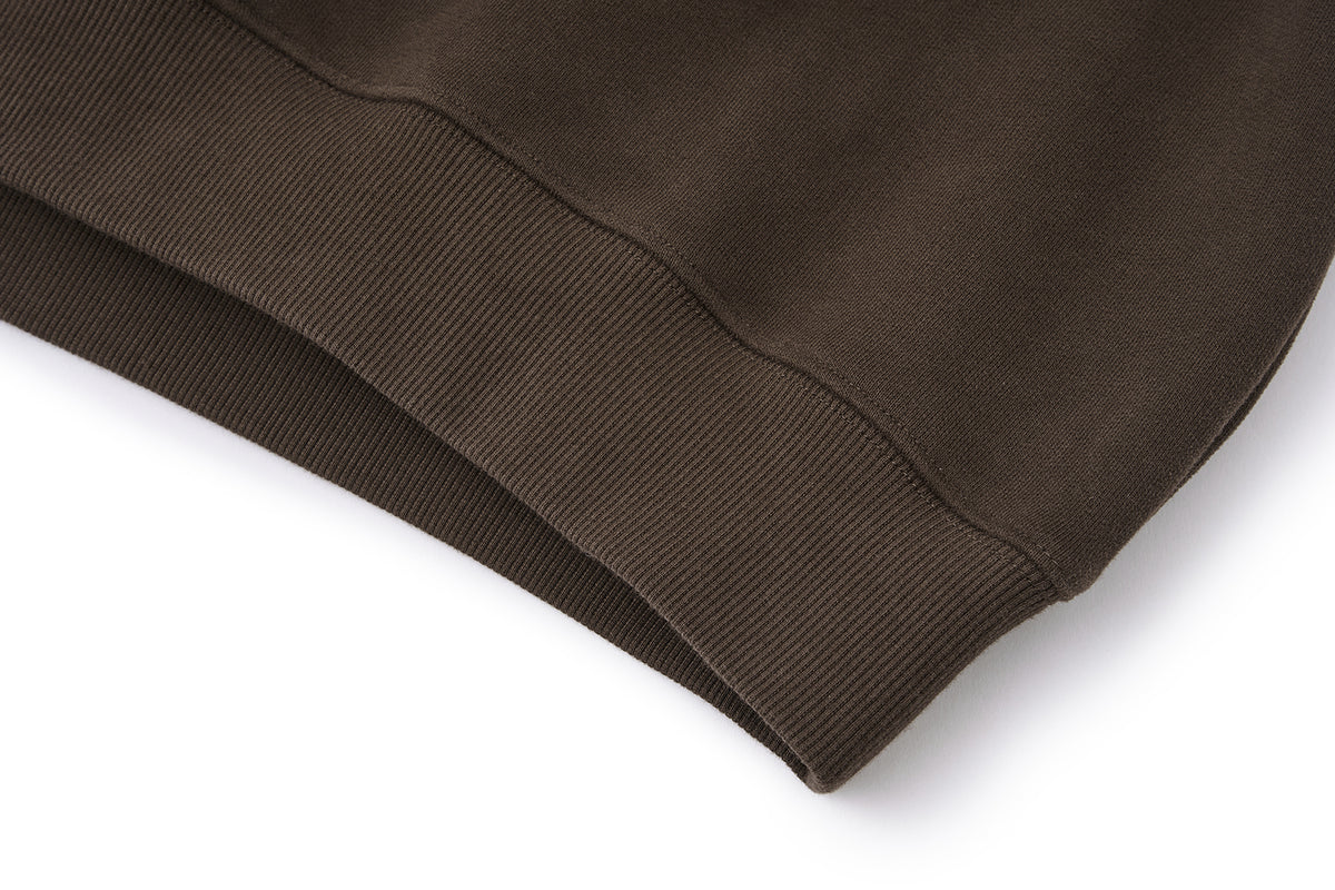 13DE MARZO Shimmer Logo Sweatshirt Brown