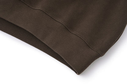 13DE MARZO Shimmer Logo Sweatshirt Brown
