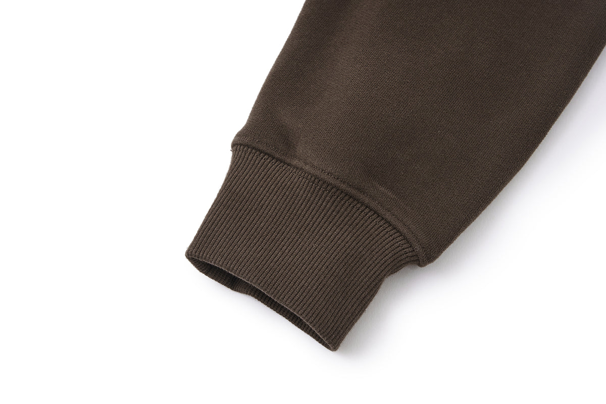 13DE MARZO Shimmer Logo Sweatshirt Brown