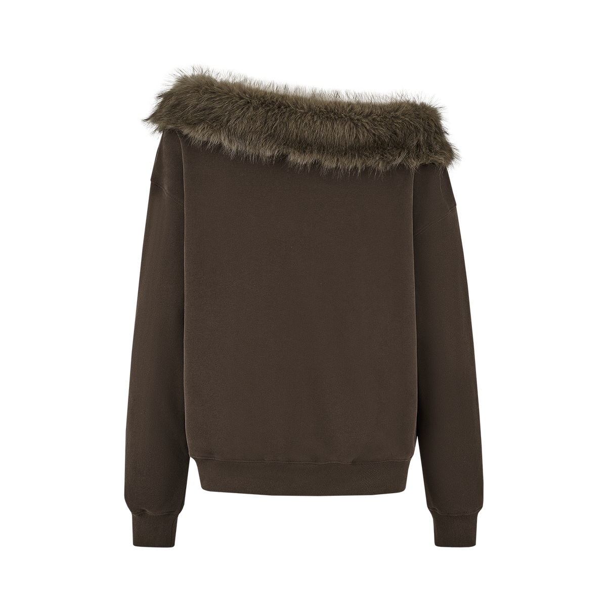 13DE MARZO Shimmer Logo Sweatshirt Brown
