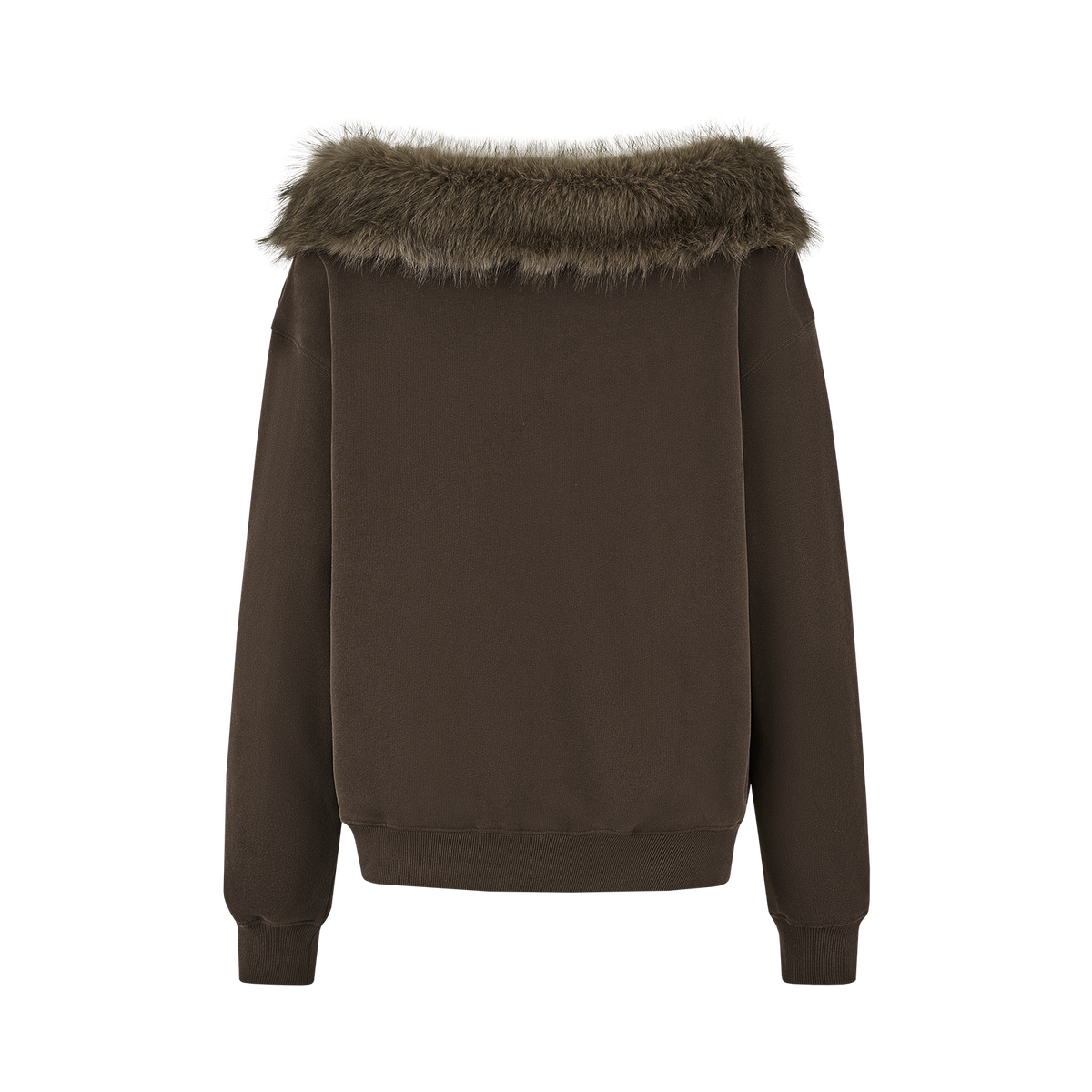 13DE MARZO Shimmer Logo Sweatshirt Brown