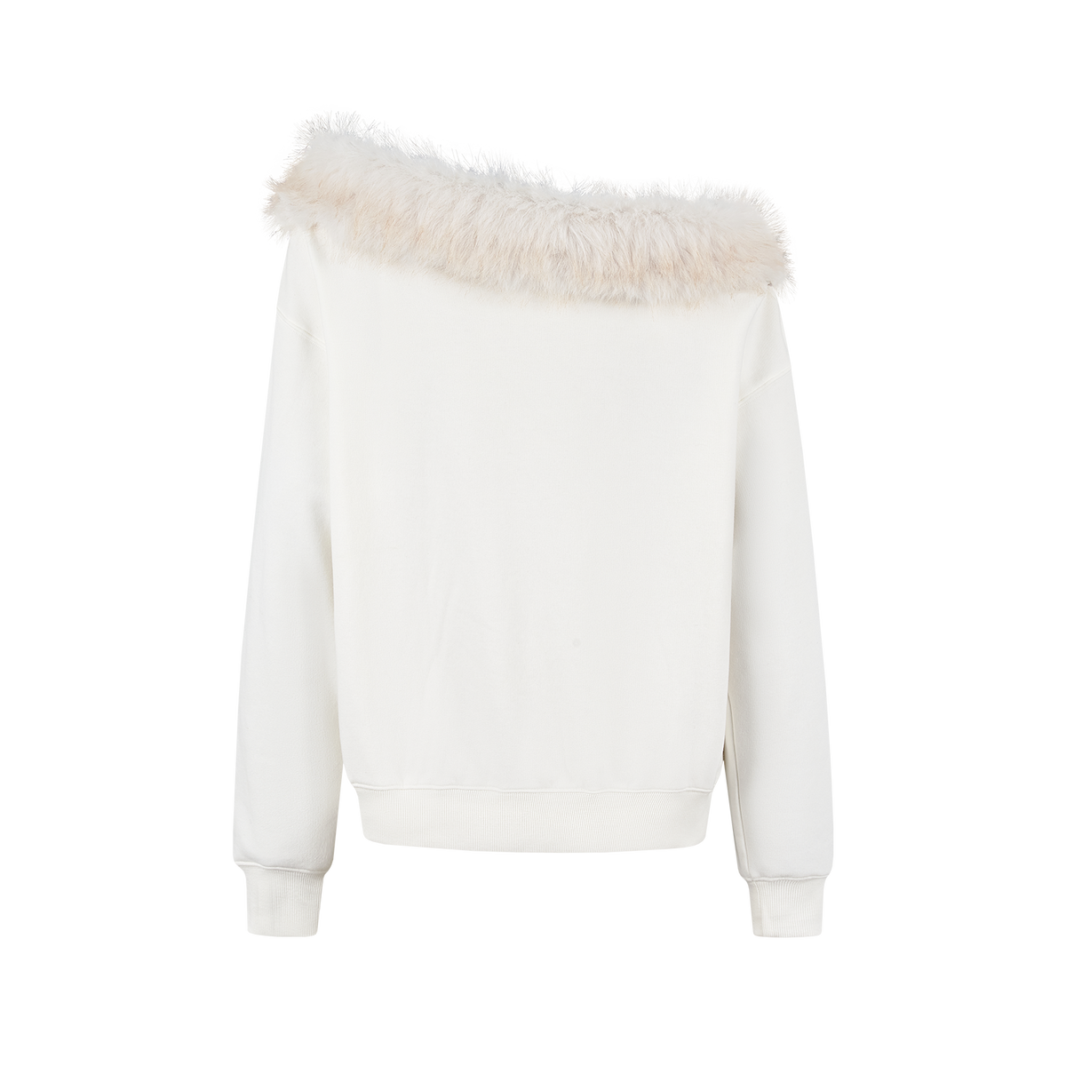 13DE MARZO Shimmer Logo Sweatshirt Beige