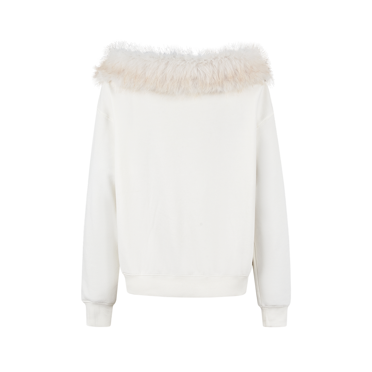 13DE MARZO Shimmer Logo Sweatshirt Beige