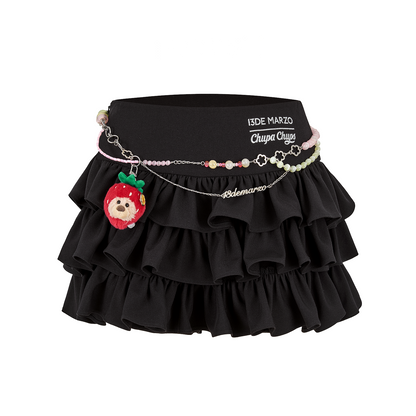 13DE MARZO Layered Tulle Skirt Black - 13DE MARZO