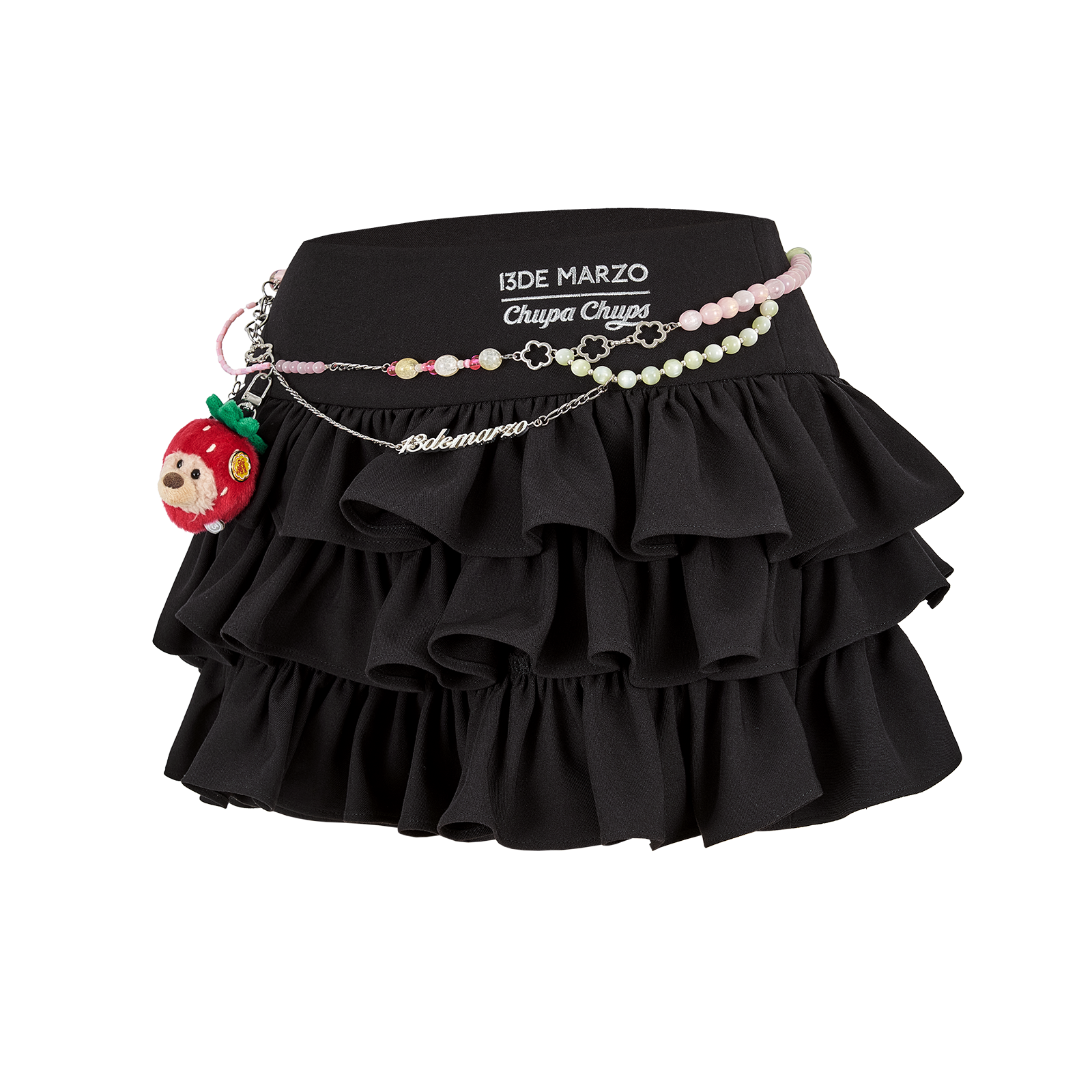 13DE MARZO Layered Tulle Skirt Black - 13DE MARZO
