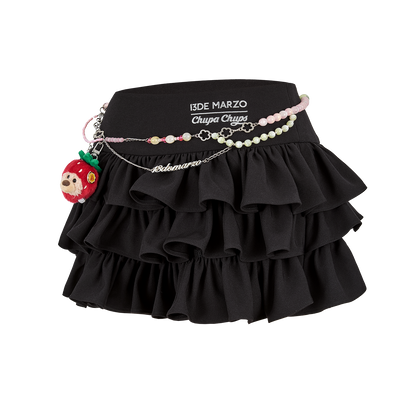 13DE MARZO Layered Tulle Skirt Black - 13DE MARZO