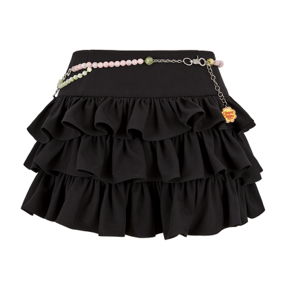 13DE MARZO Layered Tulle Skirt Black - 13DE MARZO