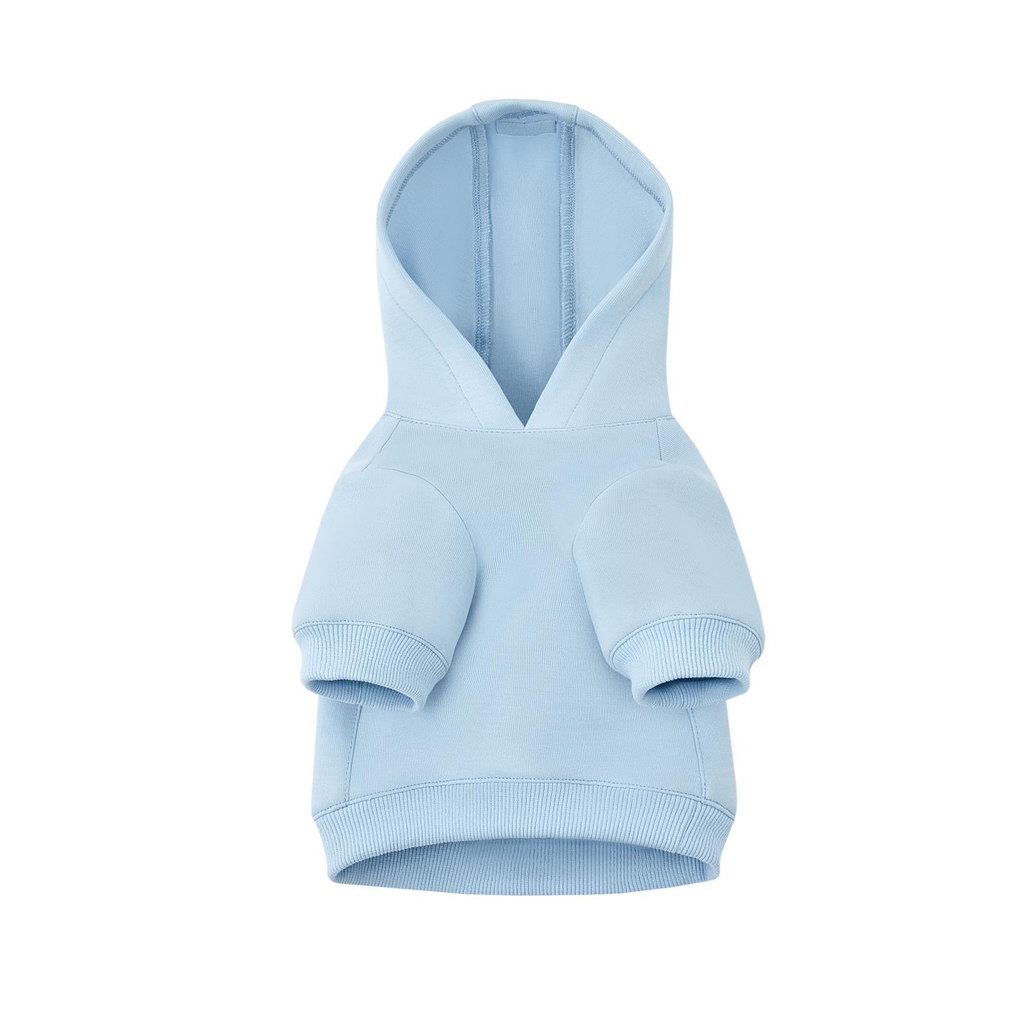 13DE MARZO Pet Plush Hoodie Blue