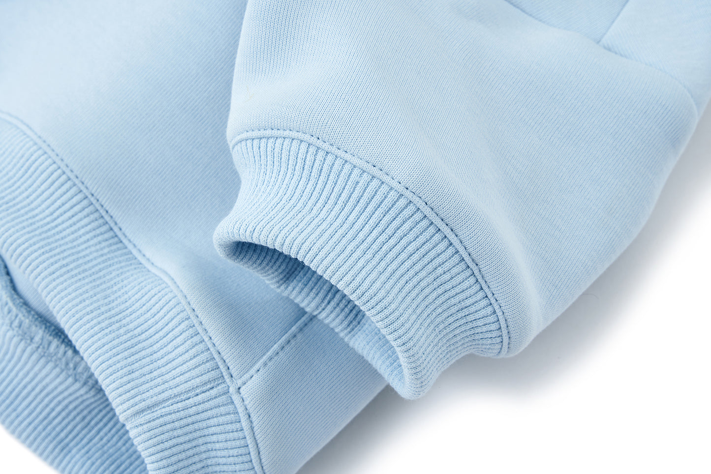 13DE MARZO Pet Plush Hoodie Blue