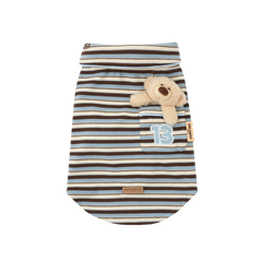 13DE MARZO Pet Striped Pajamas