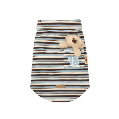 13DE MARZO Pet Striped Pajamas - 13DE MARZO