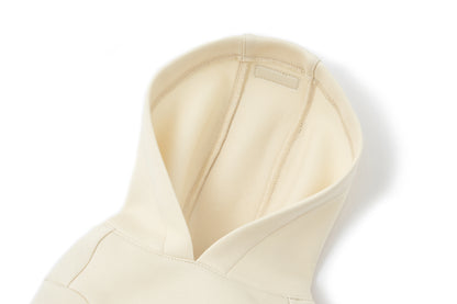 13DE MARZO Pet Plush Hoodie Almond
