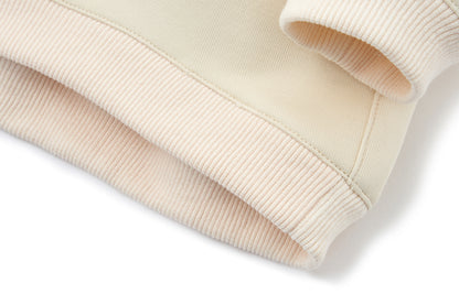 13DE MARZO Pet Plush Hoodie Almond