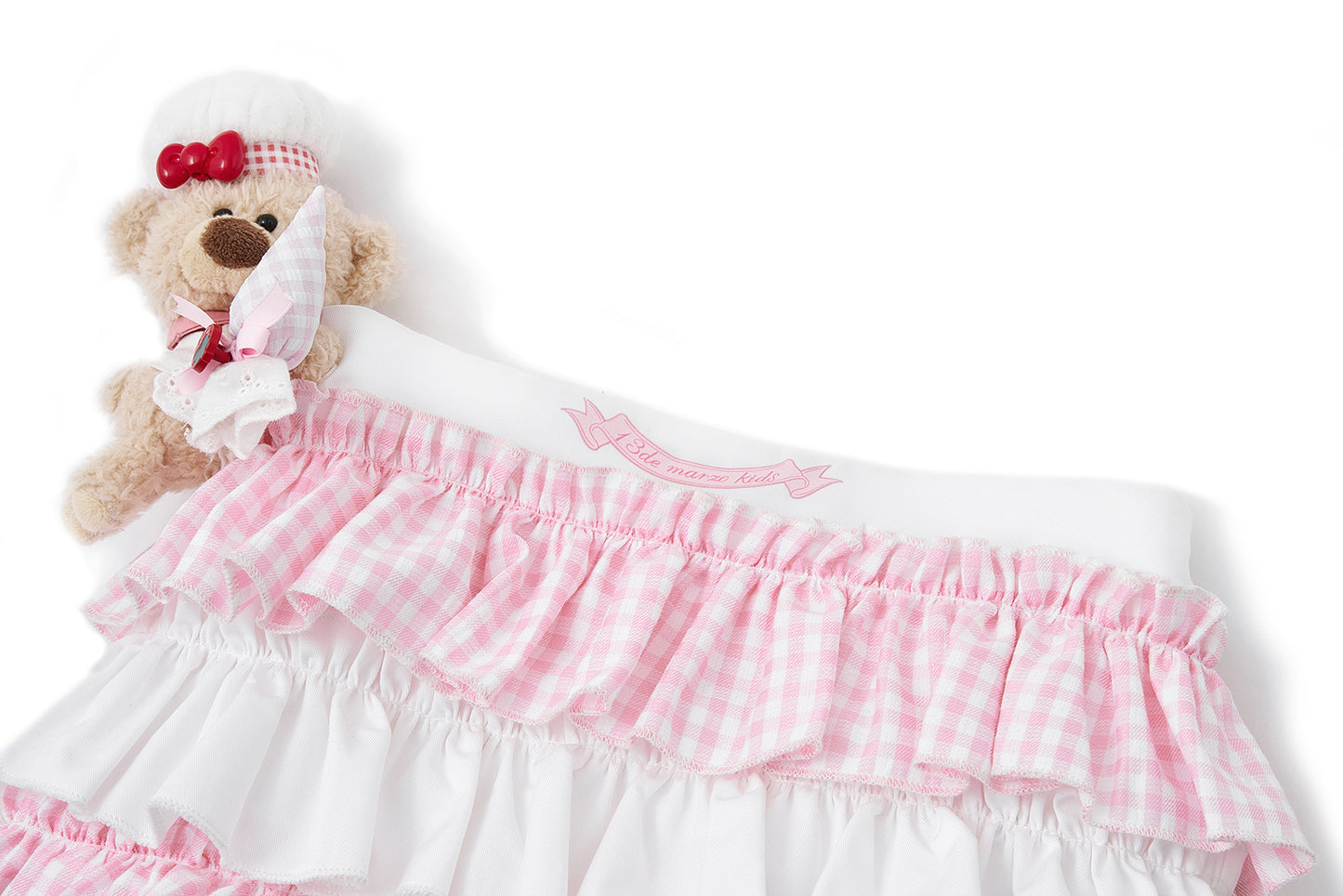 13DE MARZO BabyBear Strawberry Cake Layered Skirt - 13DE MARZO