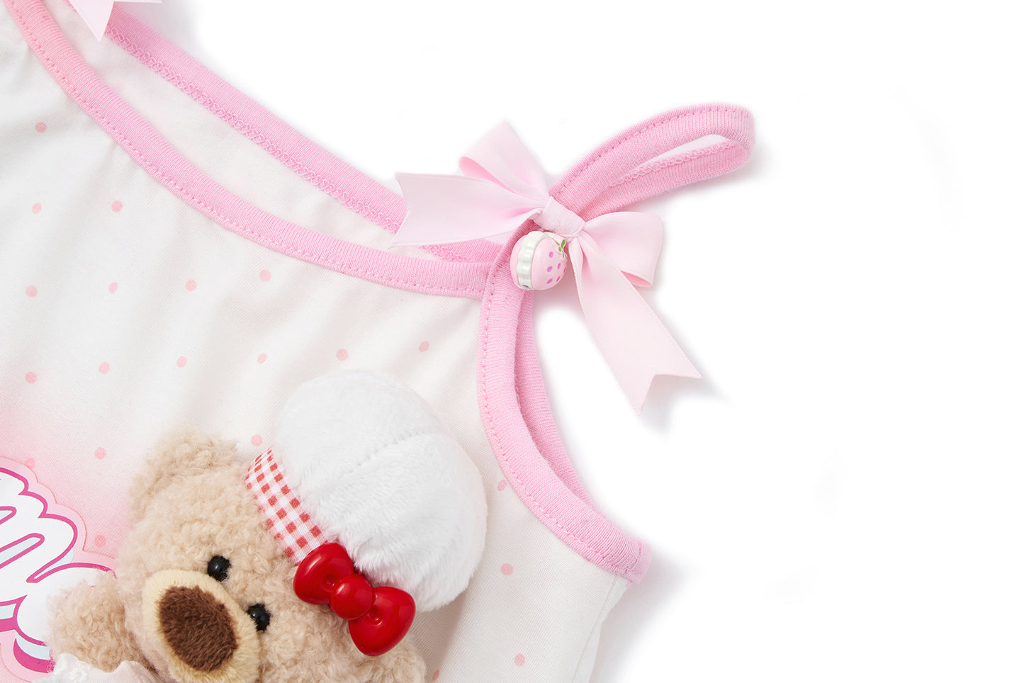 13DE MARZO BabyBear Strawberry Polka Camisole - 13DE MARZO