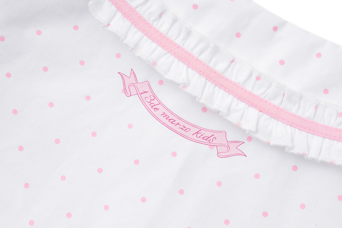 13DE MARZO BabyBear Strawberry Polka Shirt - 13DE MARZO