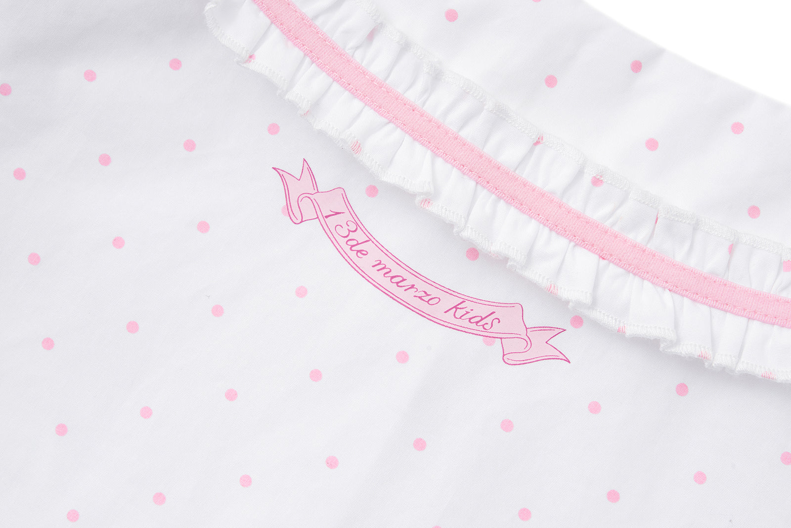 13DE MARZO BabyBear Strawberry Polka Shirt - 13DE MARZO