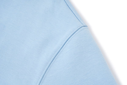 13DE MARZO Shimmer Logo Print Bear T-shirt Blue - 13DE MARZO