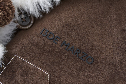 13DE MARZO Reversible Toggle Cropped Jacket Brown - 13DE MARZO