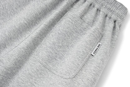 13DE MARZO Pocket Bear Wide-leg Sweatpants Grey - 13DE MARZO