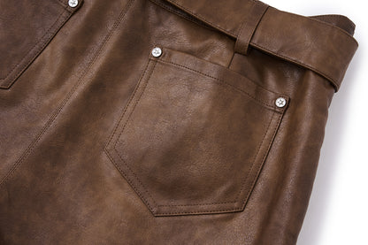 13DE MARZO Luminous Bear Skort Brown