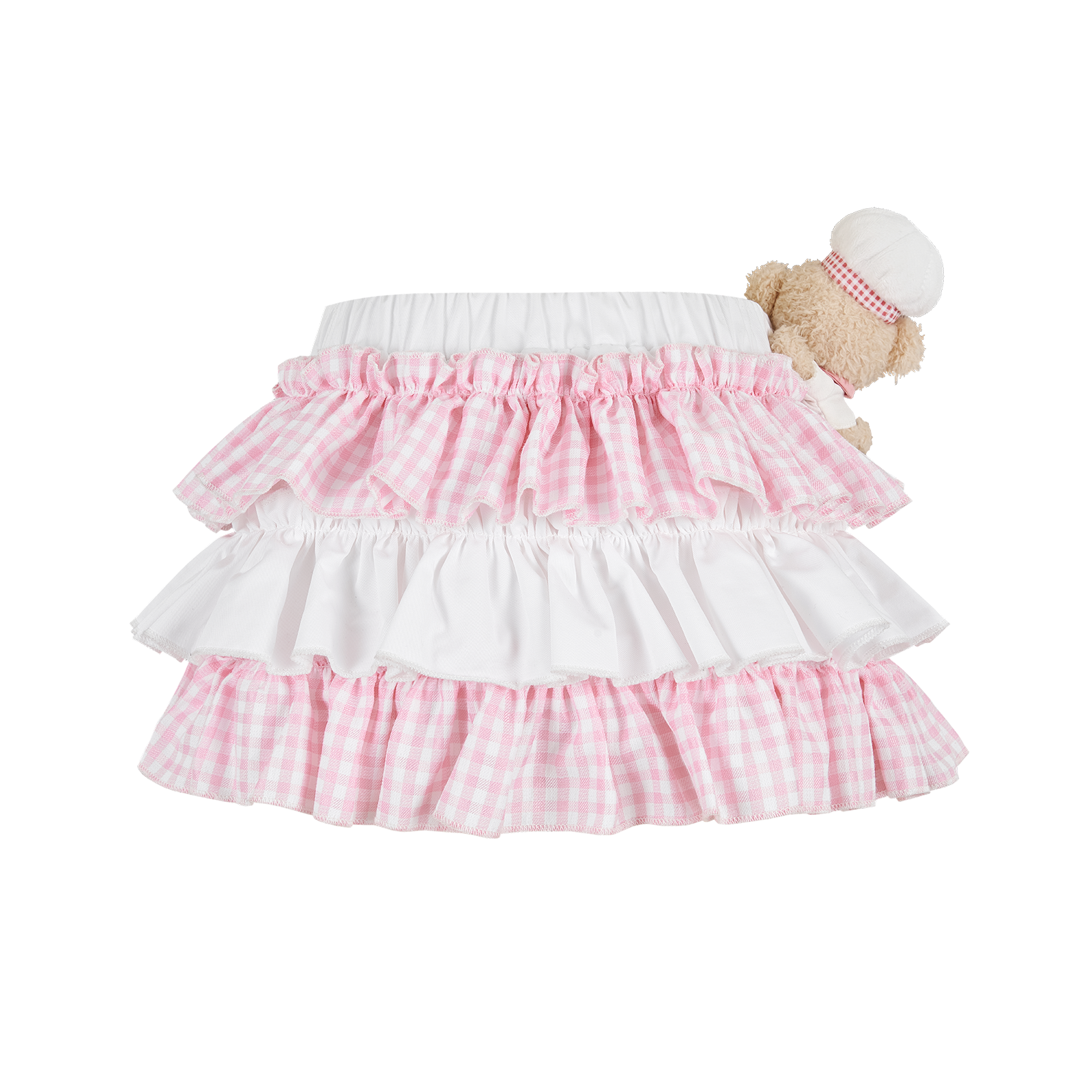 13DE MARZO BabyBear Strawberry Cake Layered Skirt - 13DE MARZO