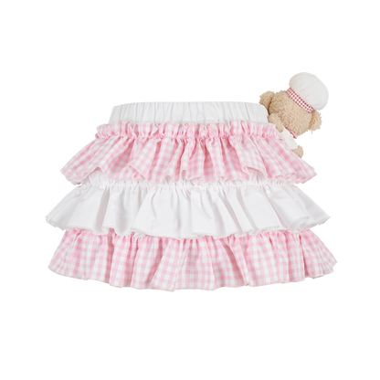 13DE MARZO BabyBear Strawberry Cake Layered Skirt - 13DE MARZO