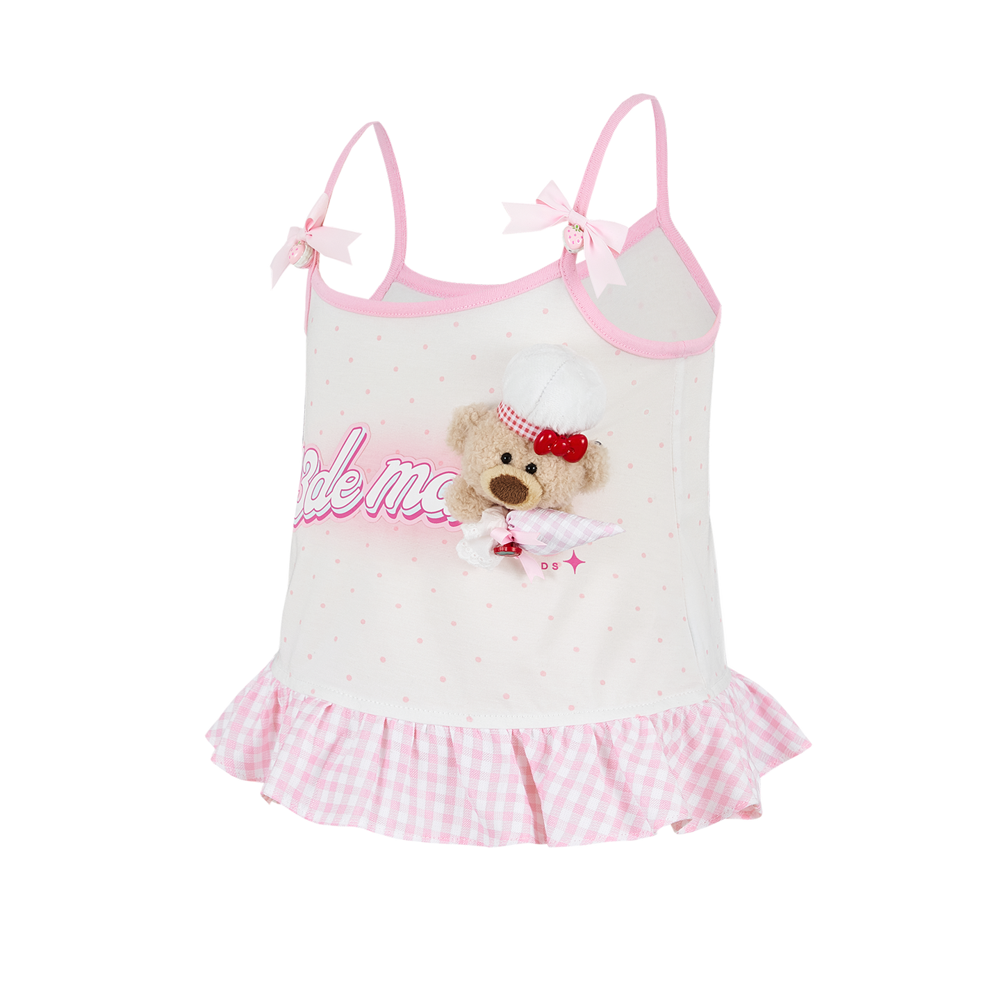 13DE MARZO BabyBear Strawberry Polka Camisole - 13DE MARZO