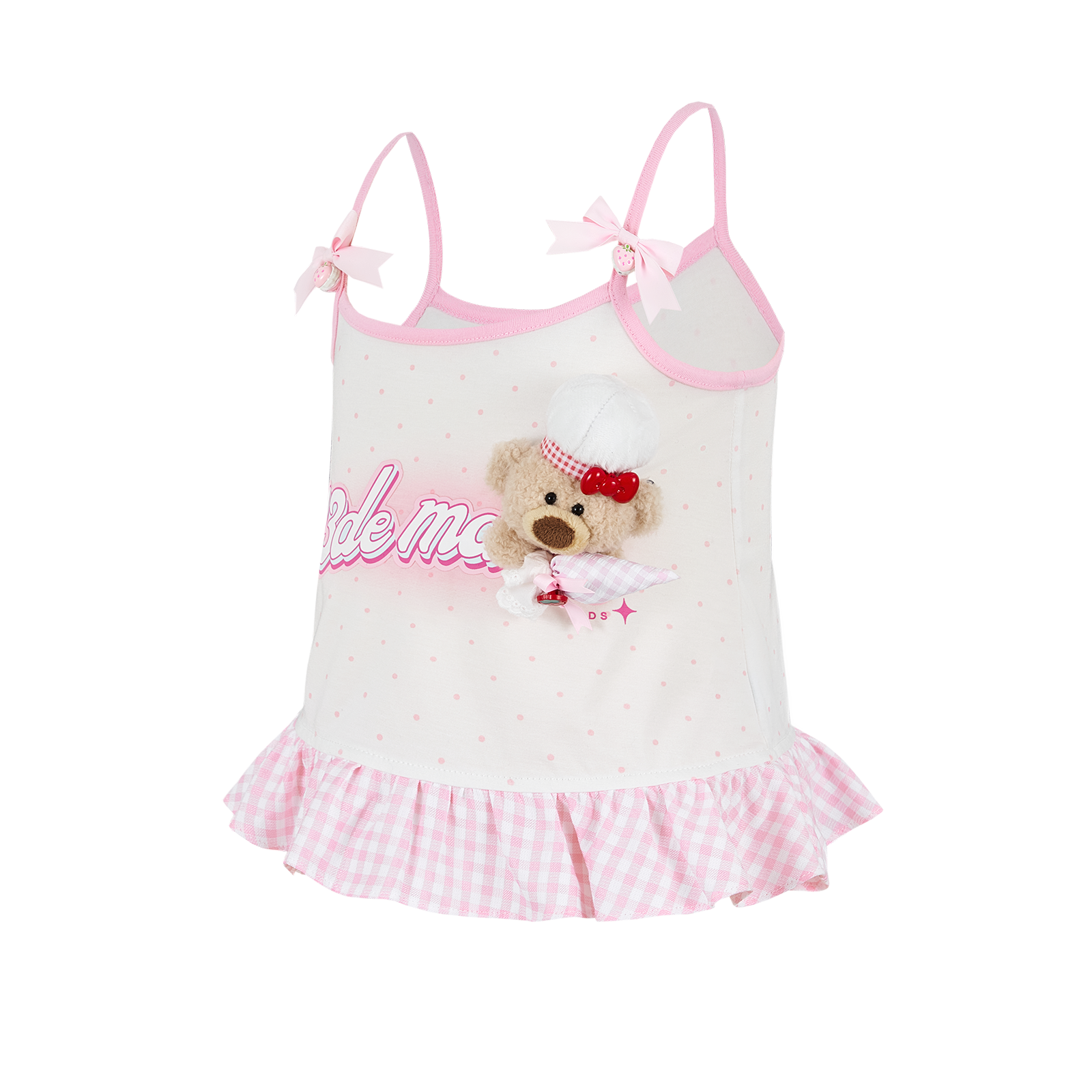 13DE MARZO BabyBear Strawberry Polka Camisole - 13DE MARZO