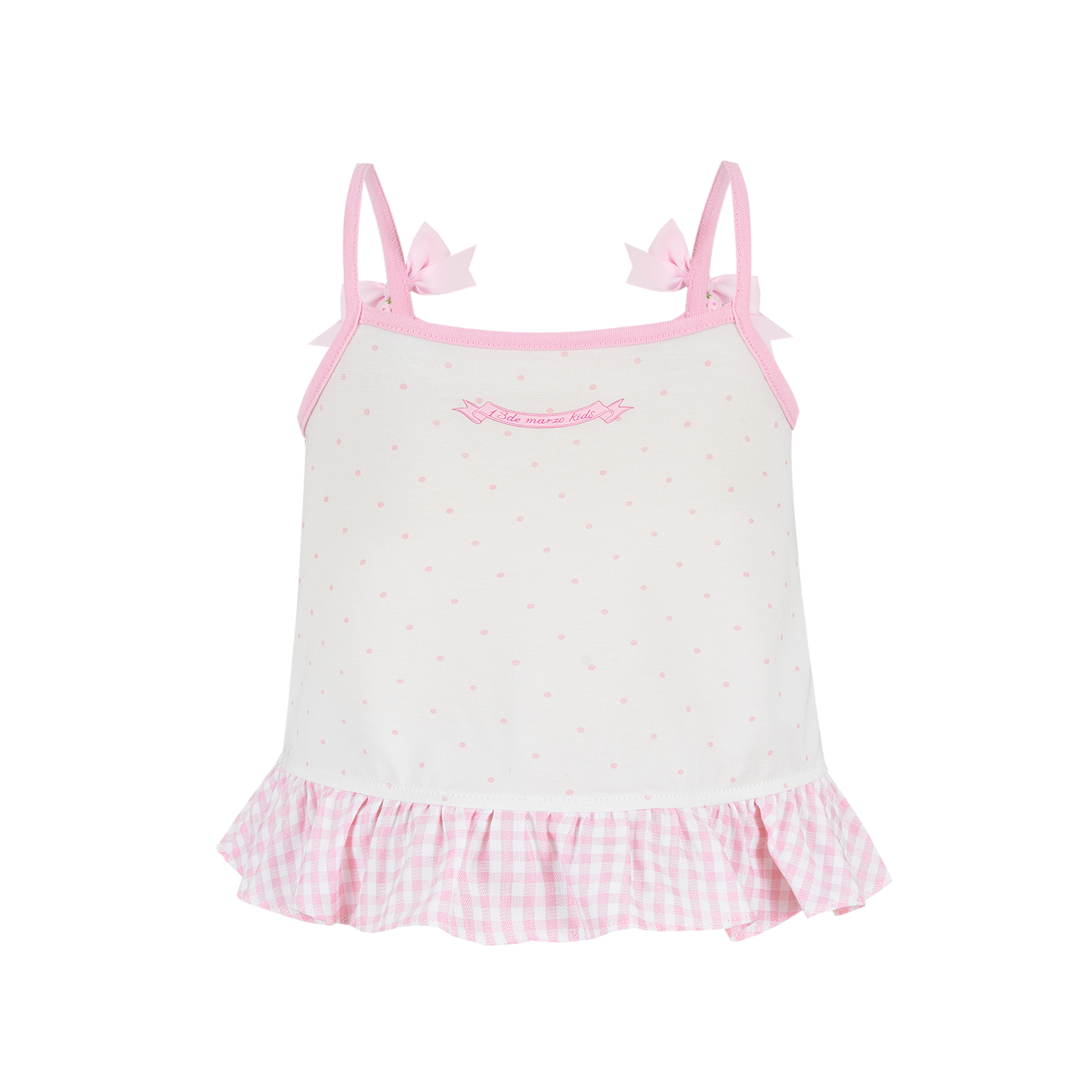 13DE MARZO BabyBear Strawberry Polka Camisole - 13DE MARZO