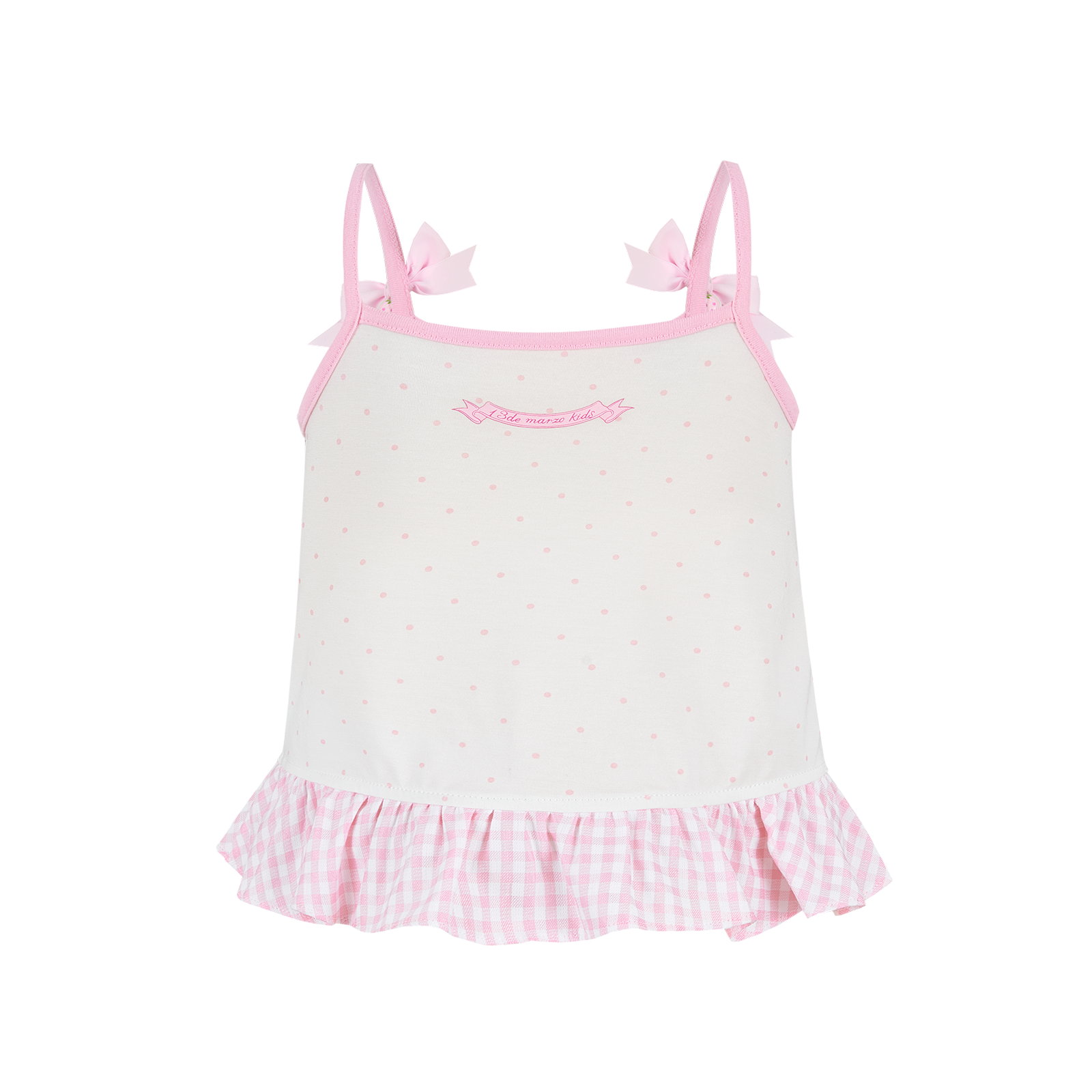 13DE MARZO BabyBear Strawberry Polka Camisole - 13DE MARZO