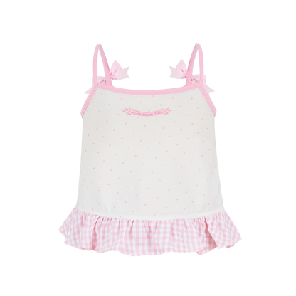 13DE MARZO BabyBear Strawberry Polka Camisole - 13DE MARZO
