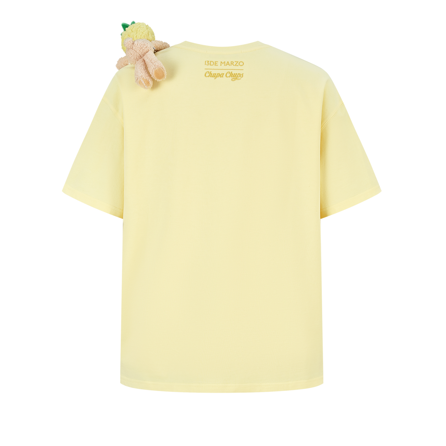 13DE MARZO Bear Graphic Lollipop Tee Yellow - 13DE MARZO