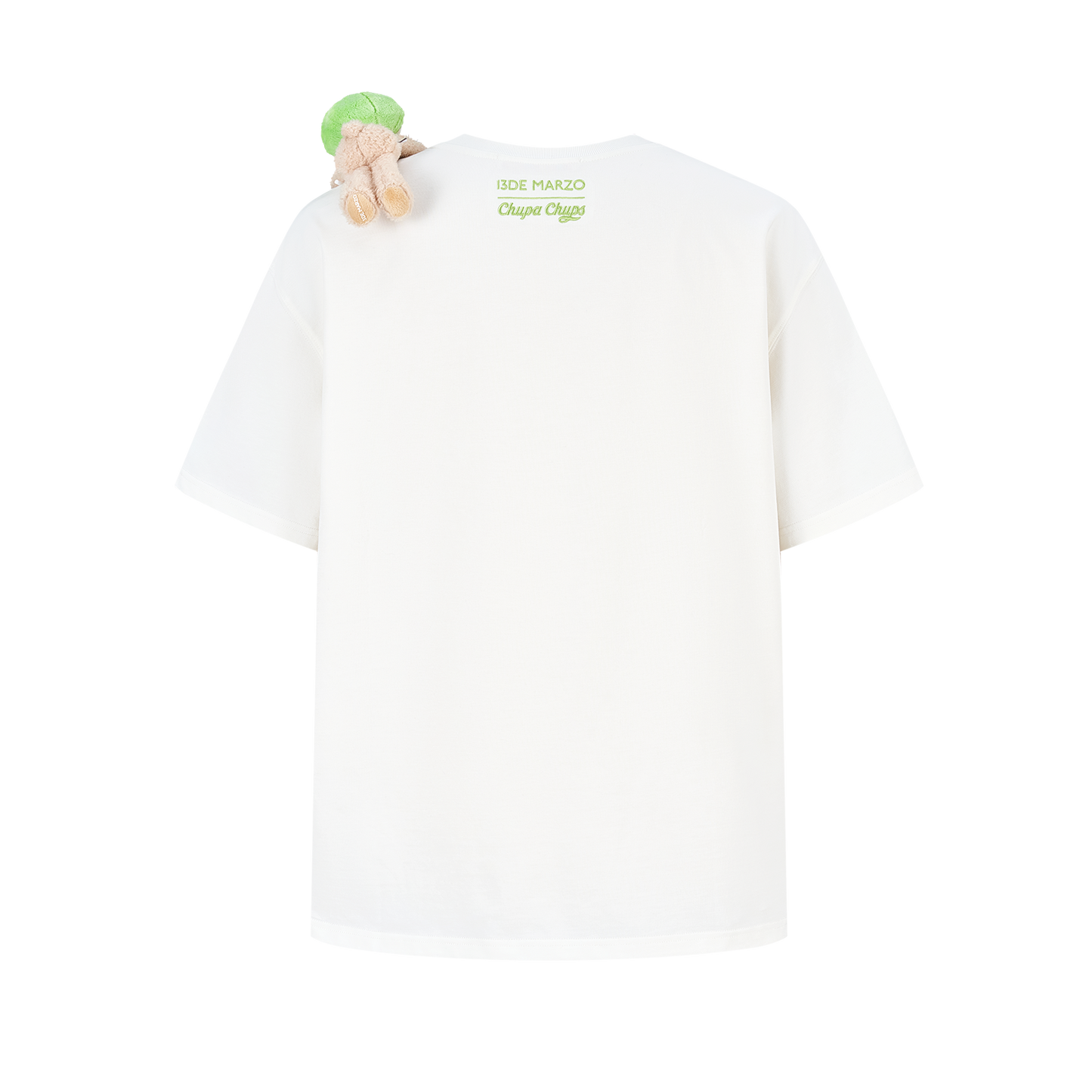 13DE MARZO Bear Graphic Lollipop Tee White - 13DE MARZO