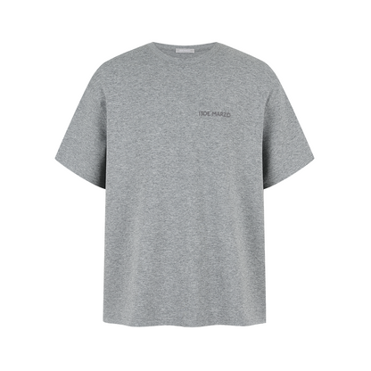 13DE MARZO Shimmer Logo Print Bear T-shirt Grey - 13DE MARZO