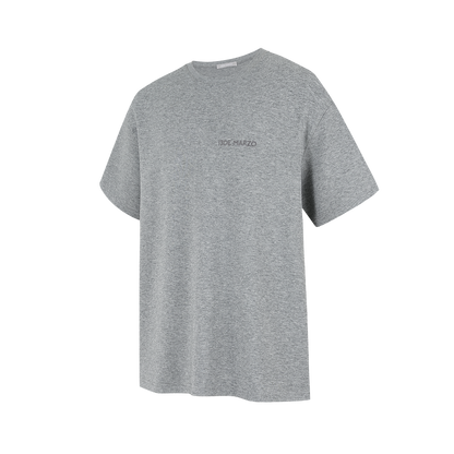 13DE MARZO Shimmer Logo Print Bear T-shirt Grey - 13DE MARZO