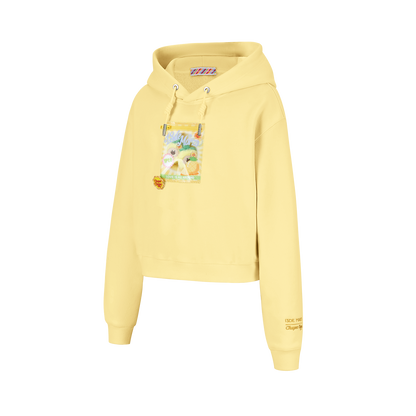 13DE MARZO Lollipop Wrapper Cropped Hoodie Yellow - 13DE MARZO