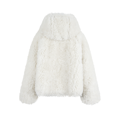 13DE MARZO Reversible Toggle Cropped Jacket Brown - 13DE MARZO