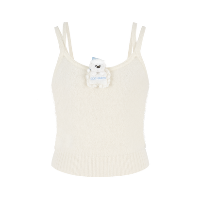 13DE MARZO Nighty Night Bear  Knit Camisole