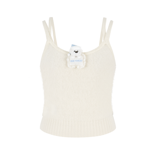 13DE MARZO Nighty Night Bear  Knit Camisole