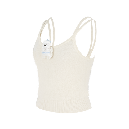 13DE MARZO Nighty Night Bear  Knit Camisole