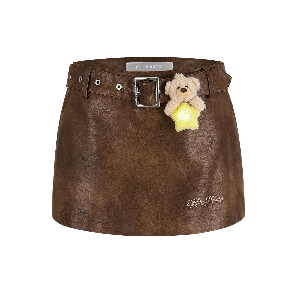 13DE MARZO Luminous Bear Skort Brown