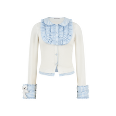 13DE MARZO Nighty Night Bear Sleeve Shirt