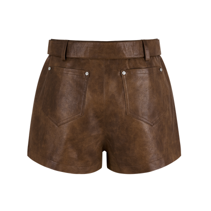 13DE MARZO Luminous Bear Skort Brown