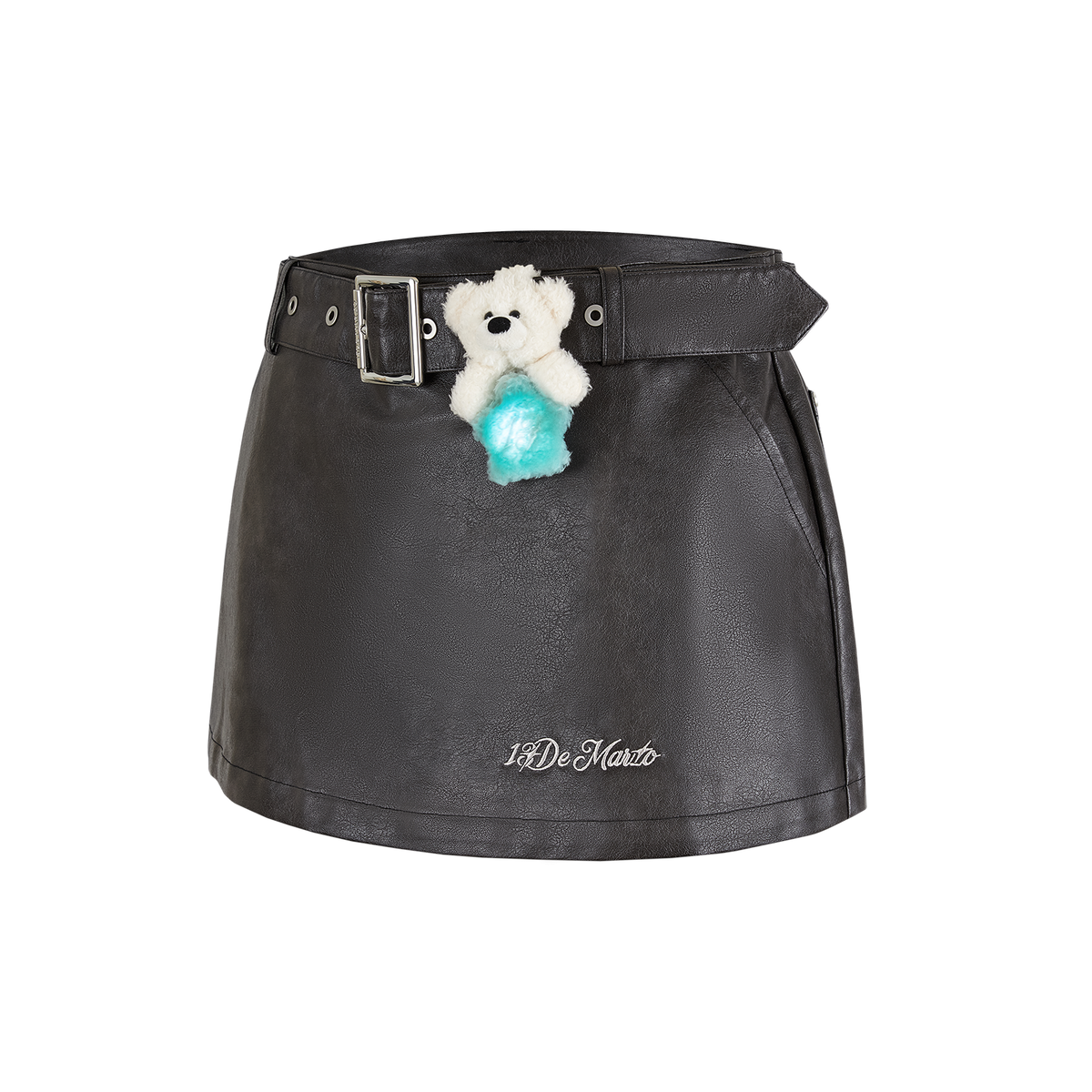 13DE MARZO Luminous Bear Skort Dark Brown