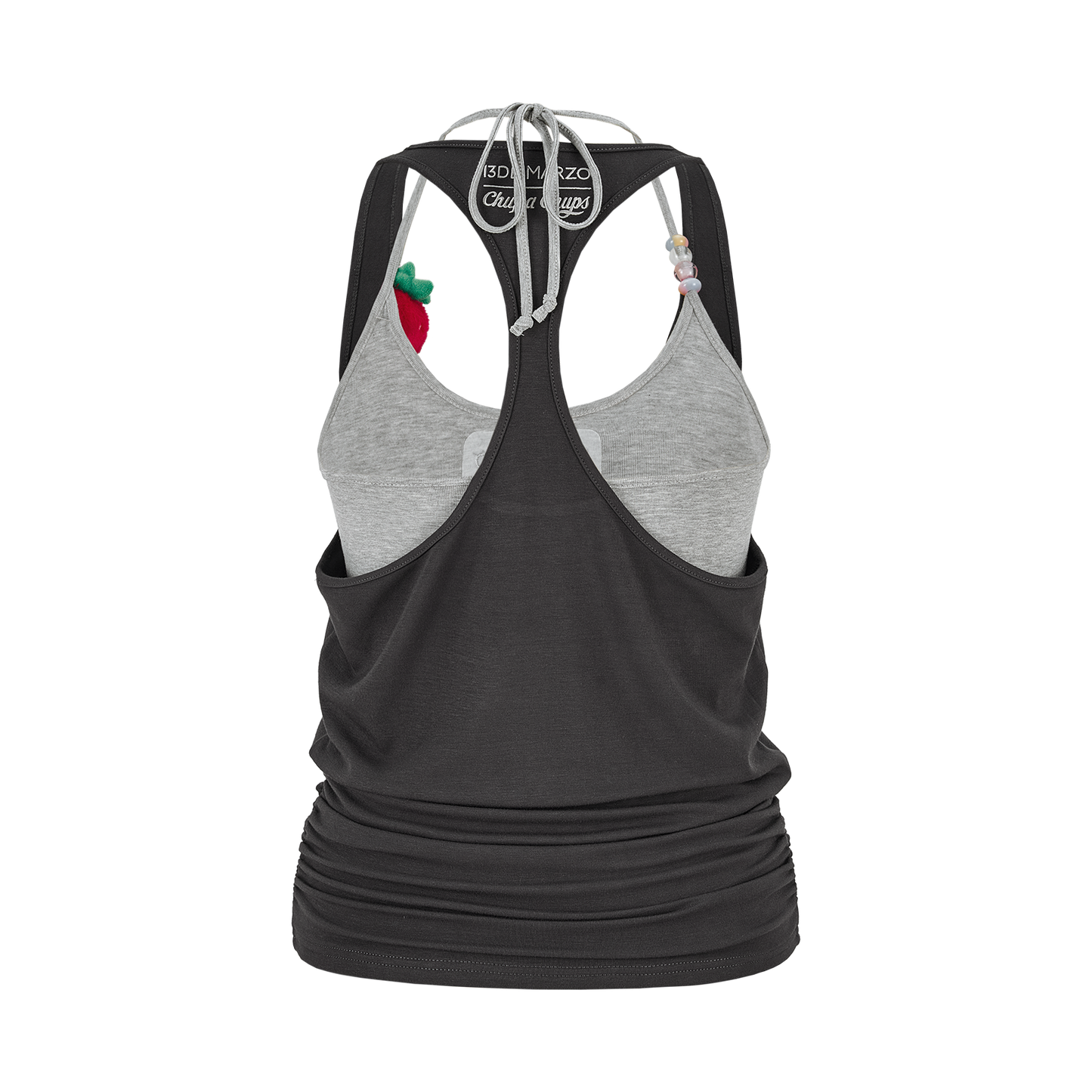 13DE MARZO Lollipop Cami Top Set Dark Grey - 13DE MARZO