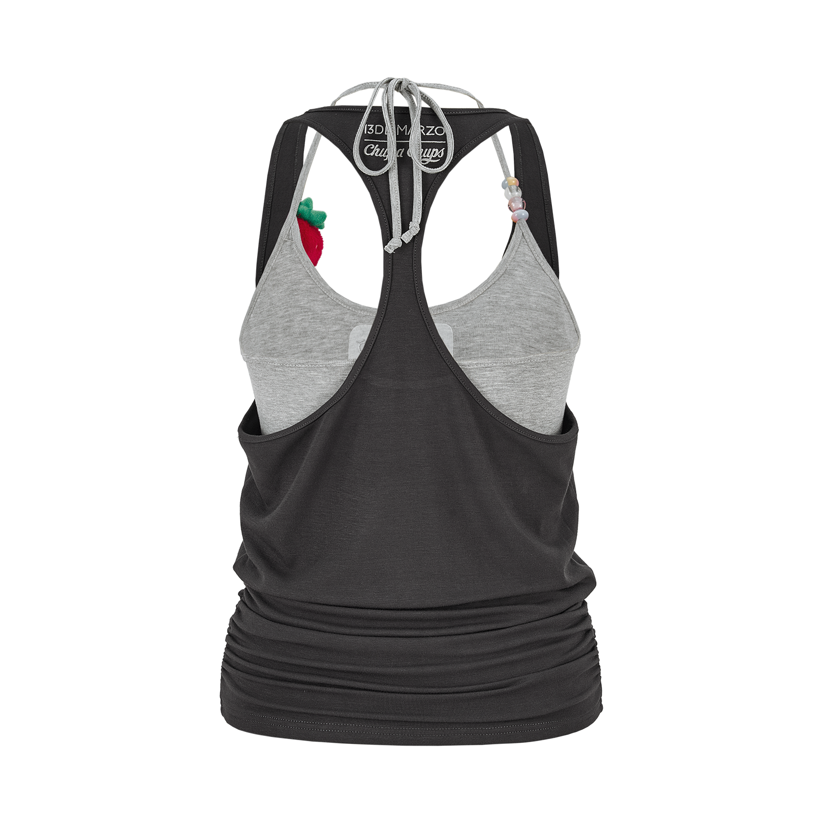 13DE MARZO Lollipop Cami Top Set Dark Grey - 13DE MARZO